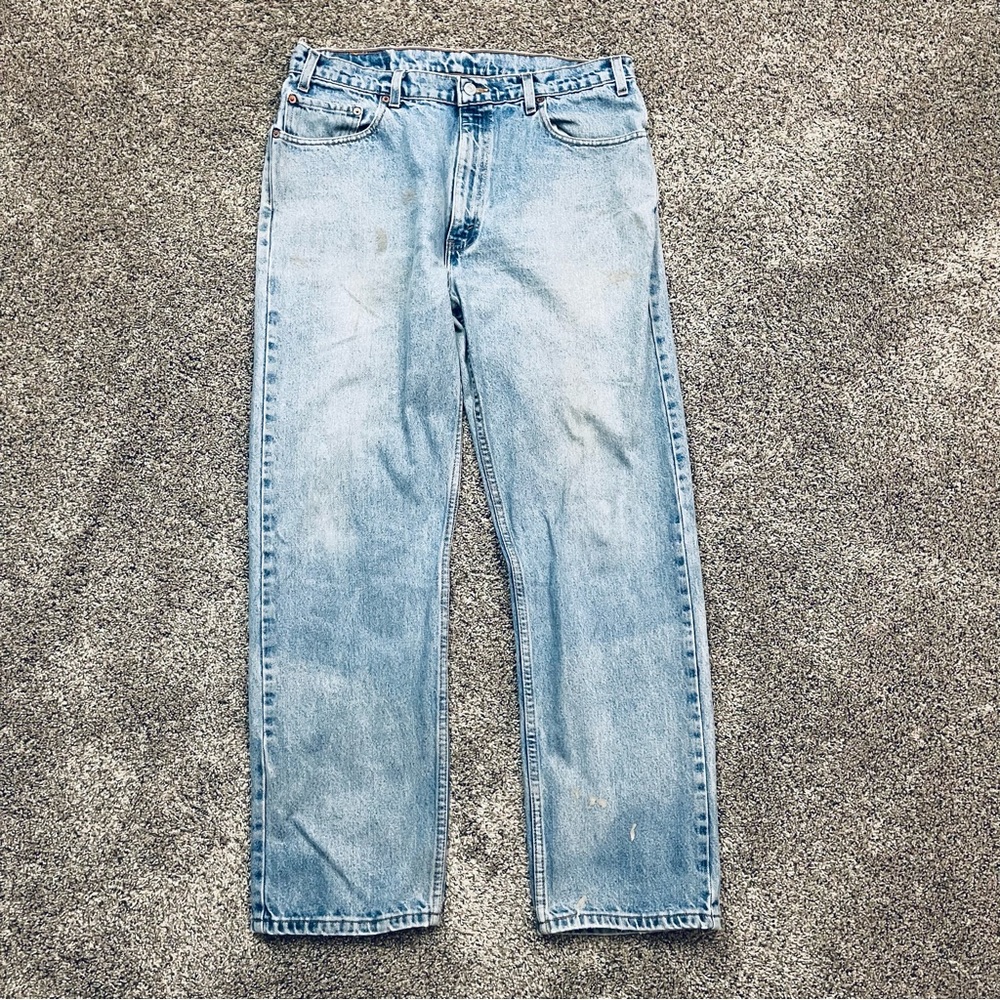 90s Levi’s 505 Straight Leg Jeans Size 36 - Picture 10 of 13